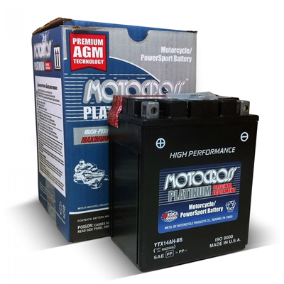 Motocross YTX14AH-BS High Performance Motorcycle Battery